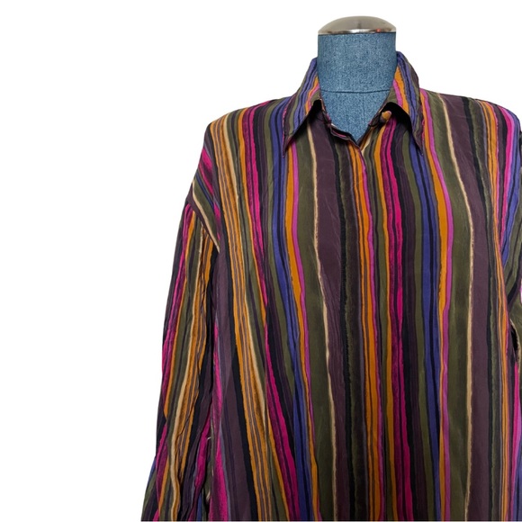 Vintage 100% Silk Blouse - Picture 1 of 3